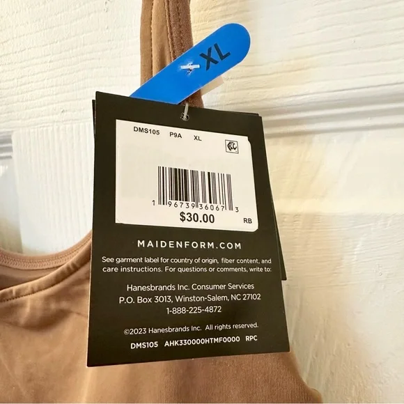 Maidenform XL Smoothing Seamless Cropped Cami - Picture 8 of 11